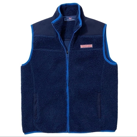 Vineyard Vines Boy’s Sherpa Fleece Lined Vest Large - Picture 8 of 12